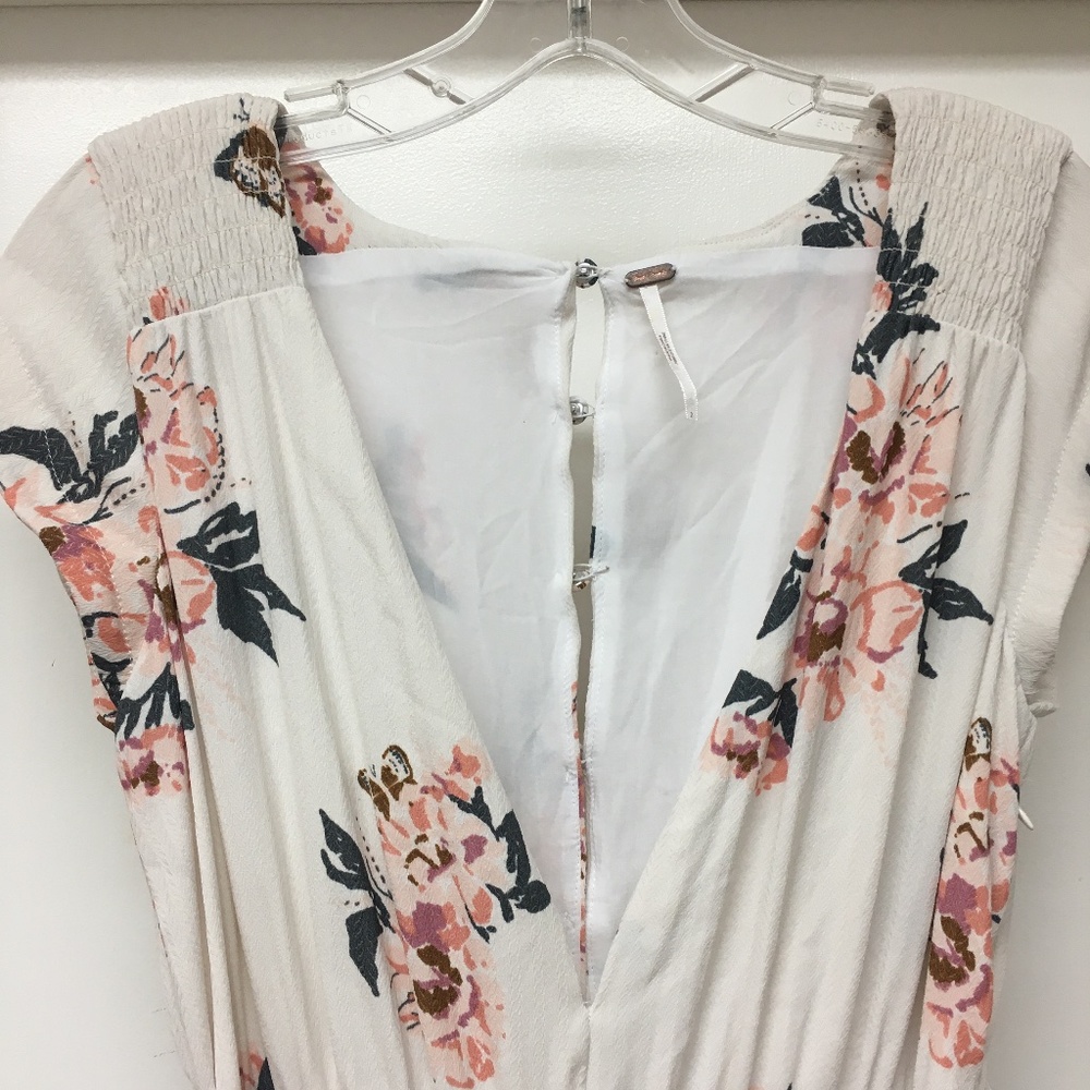 Free People All I Got Floral V Neck Maxi Dress - Picture 6 of 15